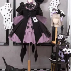 Purple Spade Cosplay Dress
