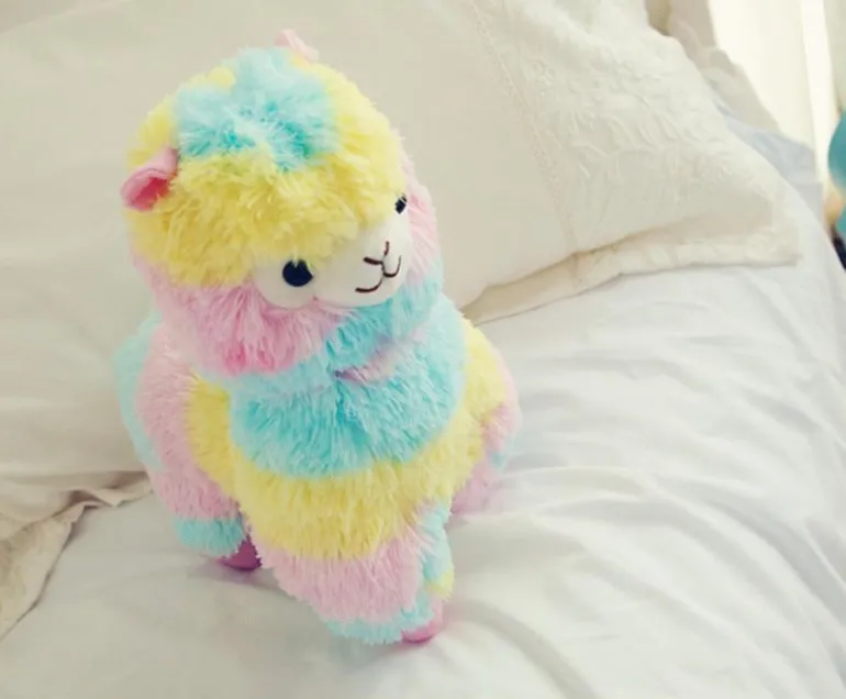 Rainbow Alpaca Plush
