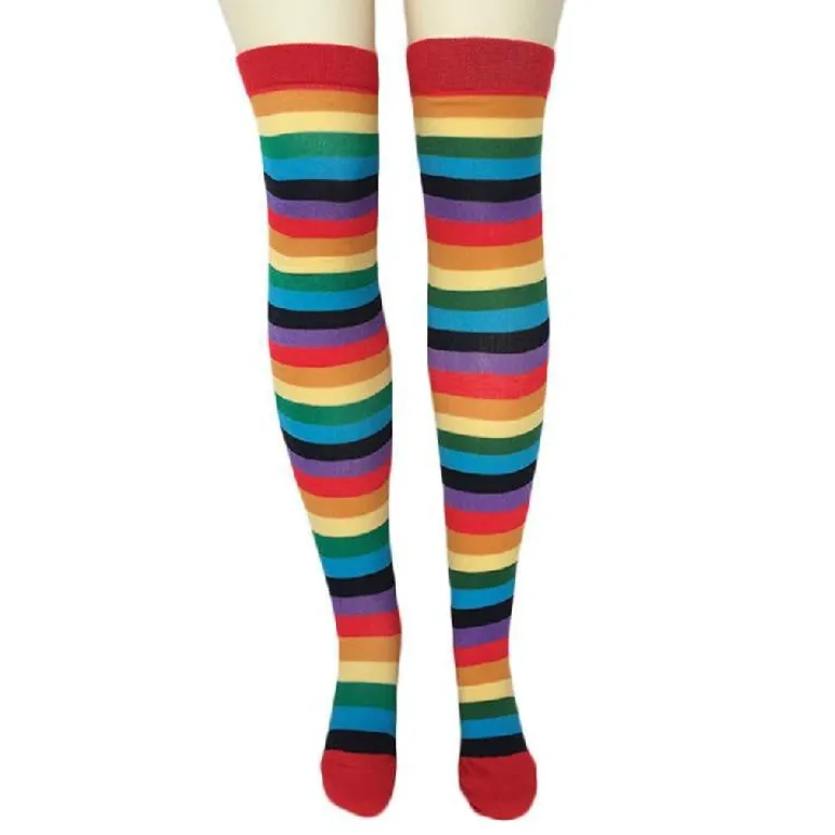 Rainbow Knee Socks