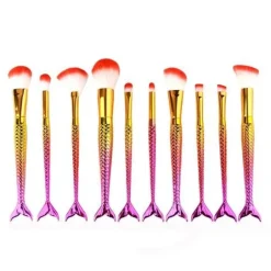 Rainbow Mermaid Makeup Brush Set