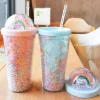 Rainbow Sprinkles Water Bottle