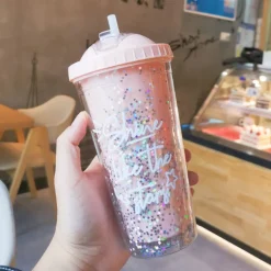 Rainbow Sprinkles Water Bottle