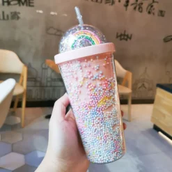 Rainbow Sprinkles Water Bottle