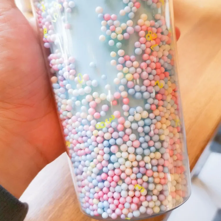 Rainbow Sprinkles Water Bottle