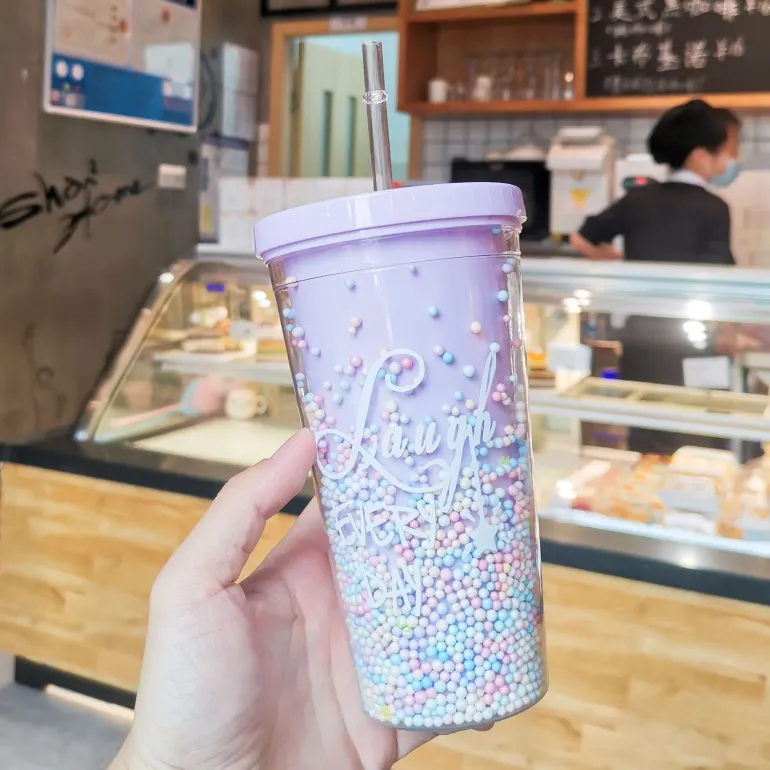 Rainbow Sprinkles Water Bottle