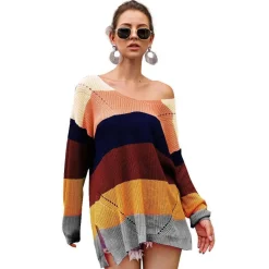 Rainbow Sweater Dress