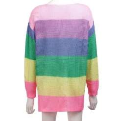 Rainbow Sweater Dress