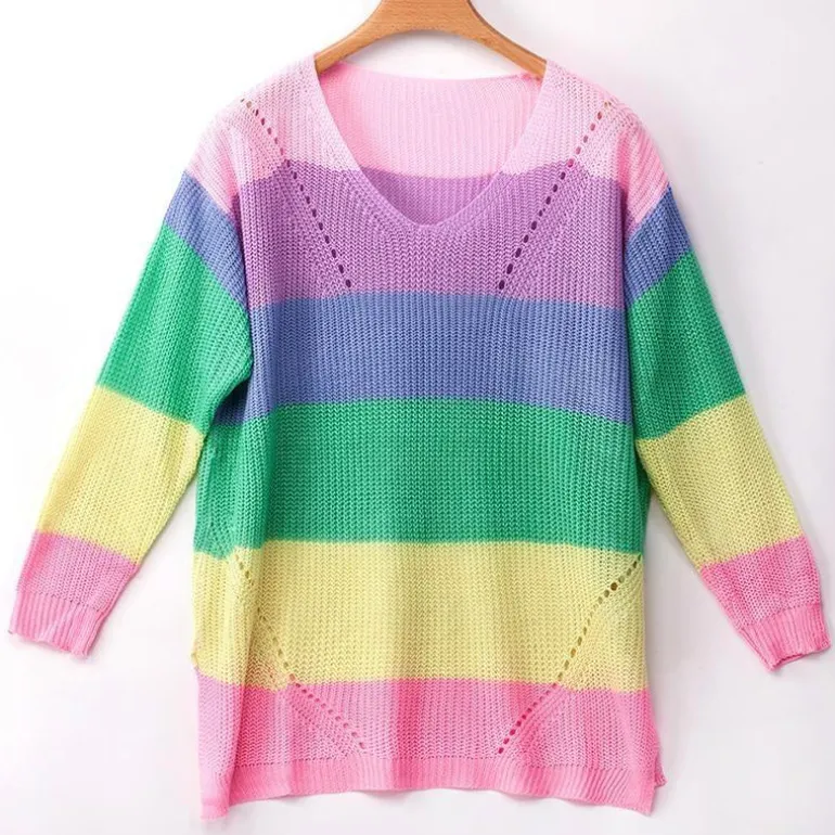 Rainbow Sweater Dress