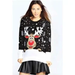Reindeer Knit Sweater