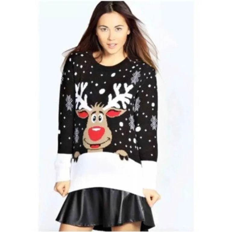 Reindeer Knit Sweater