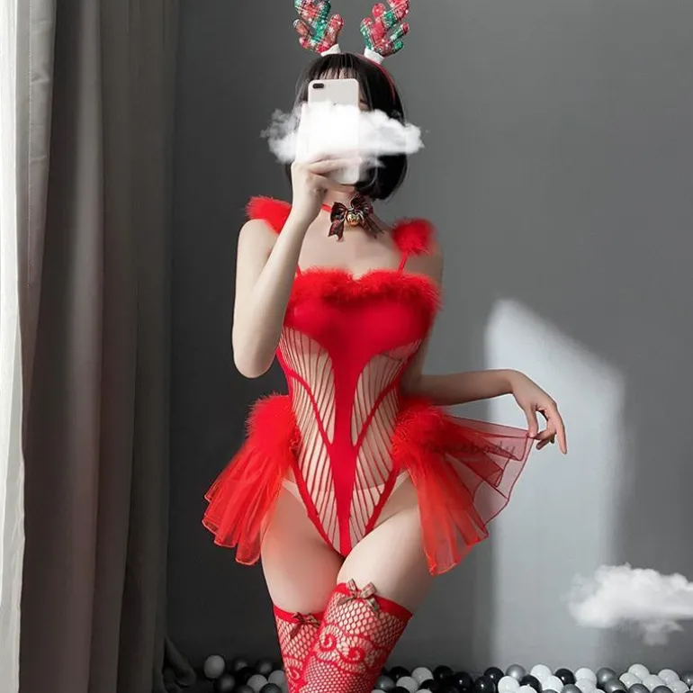 Reindeer Tutu Lingerie Set