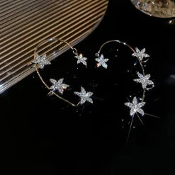 Rhinestone Butterfly Ear Cuffs