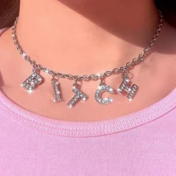 Rhinestone Daddy Necklace