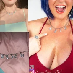 Rhinestone Daddy Necklace