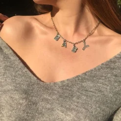 Rhinestone Daddy Necklace