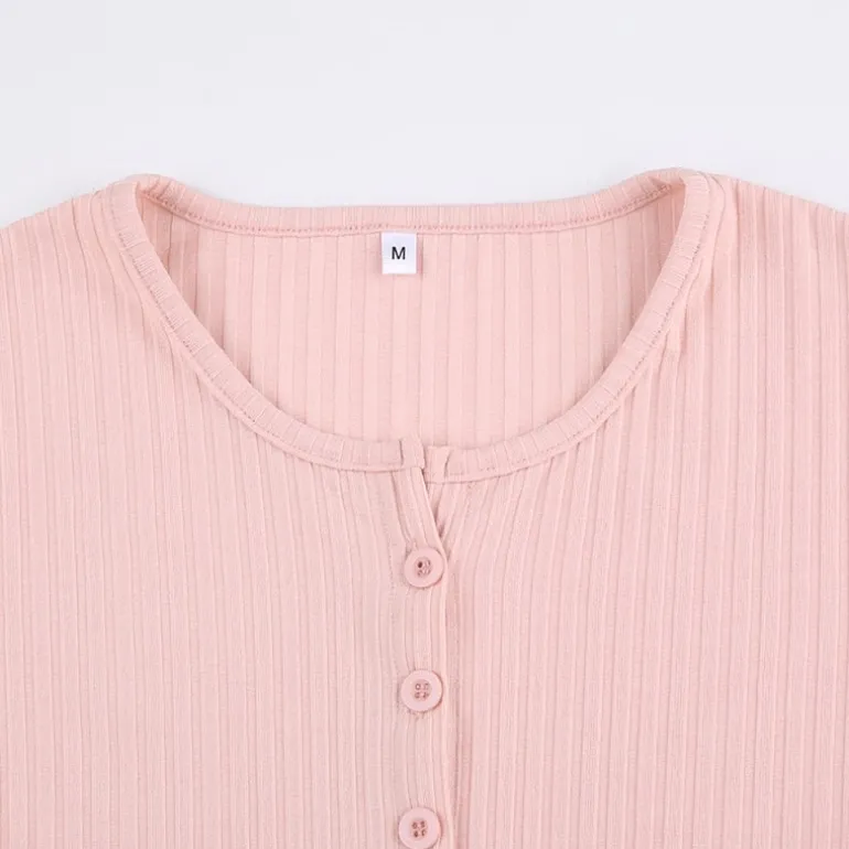 Ribbed Knit Cardigan Top
