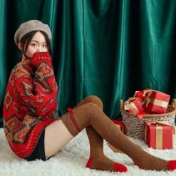Rudolph Thigh Highs