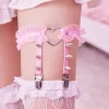 Ruffled Garter Belt