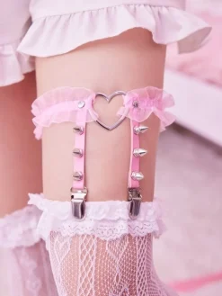 Ruffled Garter Belt