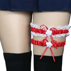 Ruffled Garter Belt Set