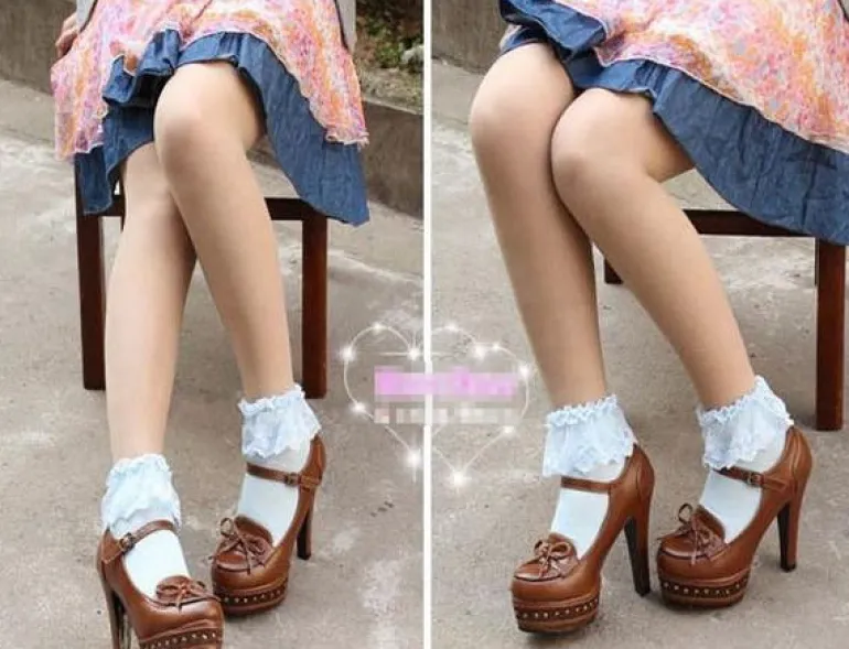 Ruffled Princess Socks