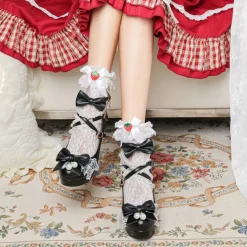 Ruffles & Pearls High Heels