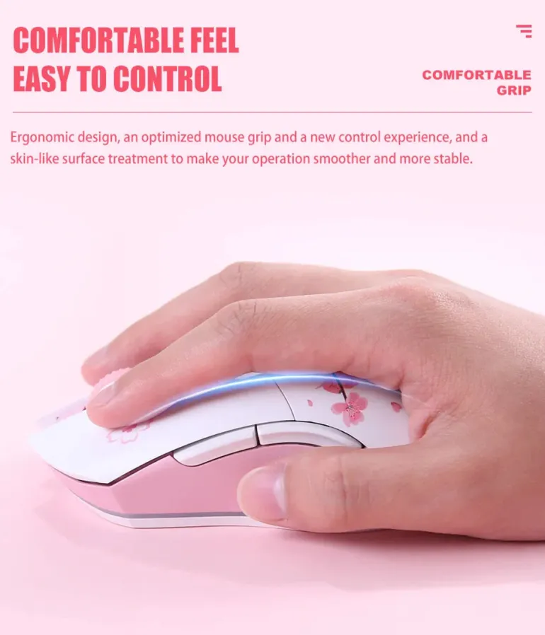 Sakura Blossom Gaming Mouse