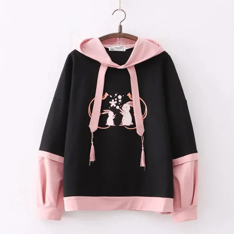 Sakura Bunny Hoodie