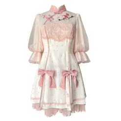 Sakura Cheongsam Kimono Dress