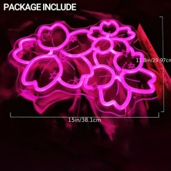 Sakura Flower Kawaii Neon Sign