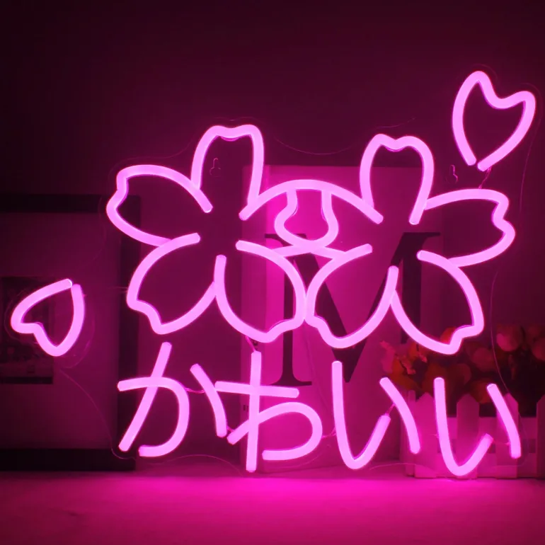 Sakura Flower Kawaii Neon Sign