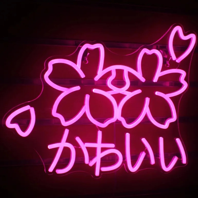 Sakura Flower Kawaii Neon Sign