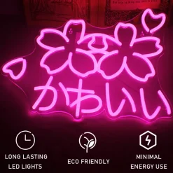 Sakura Flower Kawaii Neon Sign