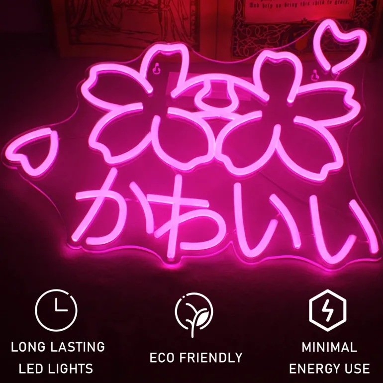 Sakura Flower Kawaii Neon Sign