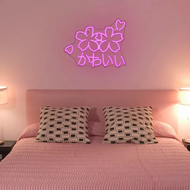 Sakura Flower Kawaii Neon Sign