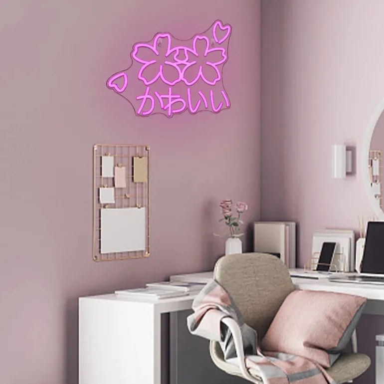 Sakura Flower Kawaii Neon Sign