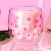 Sakura Hearts Paw Cup