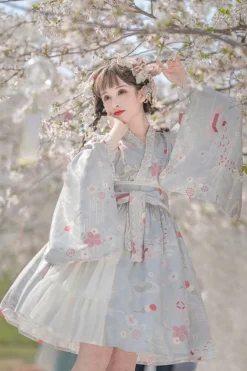 Sakura Kimono Dress