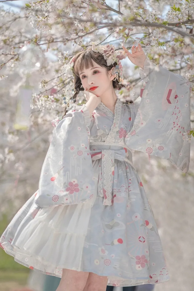 Sakura Kimono Dress