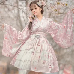 Sakura Kimono Dress