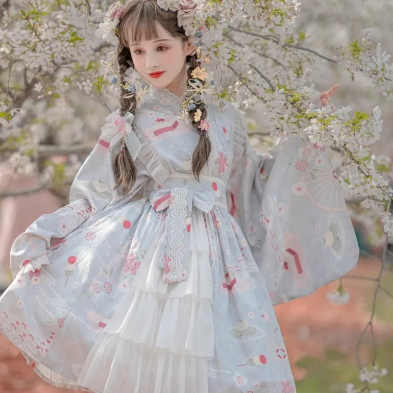 Sakura Kimono Dress