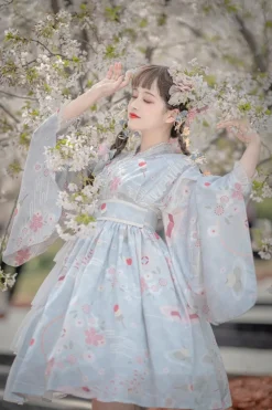 Sakura Kimono Dress