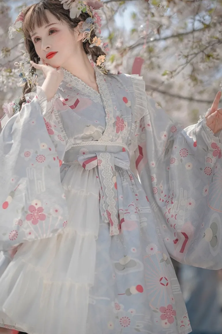 Sakura Kimono Dress