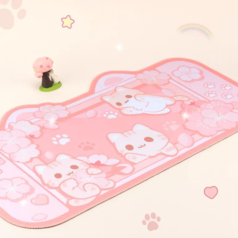 Sakura Neko Gaming Mousepad