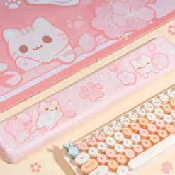 Sakura Neko Keyboard Wrist Rest