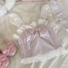 Satin Angeldoll Bustier Crop Top