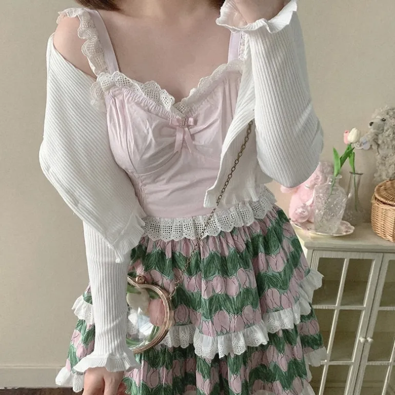 Satin Angeldoll Bustier Crop Top