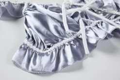 Satin Babydoll Sleep Set