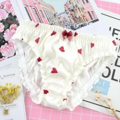 Satin Heart Panties