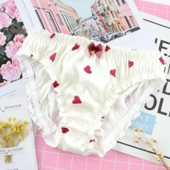 Satin Heart Panties